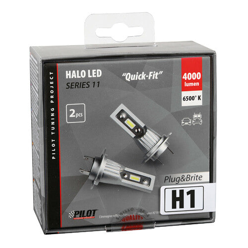 Halo Led Serie 11 Quick-Fit - H1 - 15W - P14,5s - 2 pz - Scatola