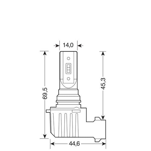 Halo Led Serie 11 Quick-Fit - HB3/HB4 - 15W - P20d/ P22d - 2 pz - Scatola