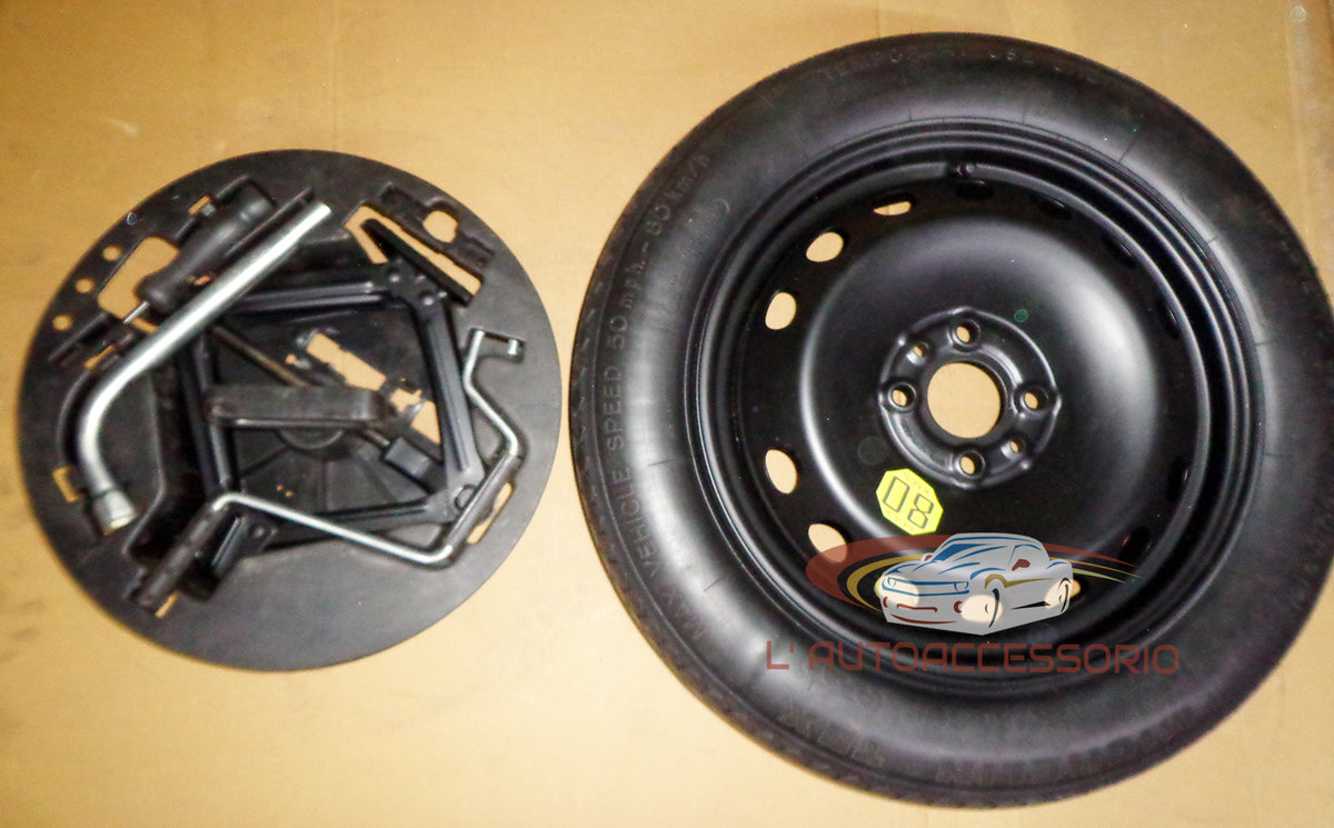 Ruotino Di Scorta 15 Fiat Panda cross 125-80-15 Lanc Ypsilon 500 Qubo Ford ka