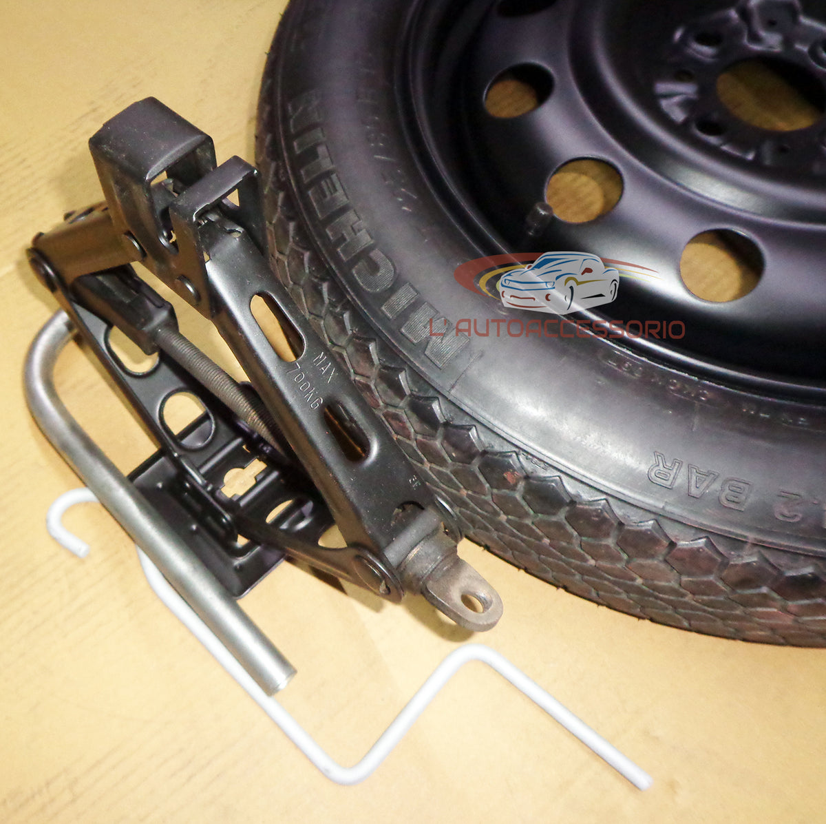 Ruotino Di Scorta 15 Fiat Panda 125-80-15 Lanc Ypsilon 500 Qubo Ford ka