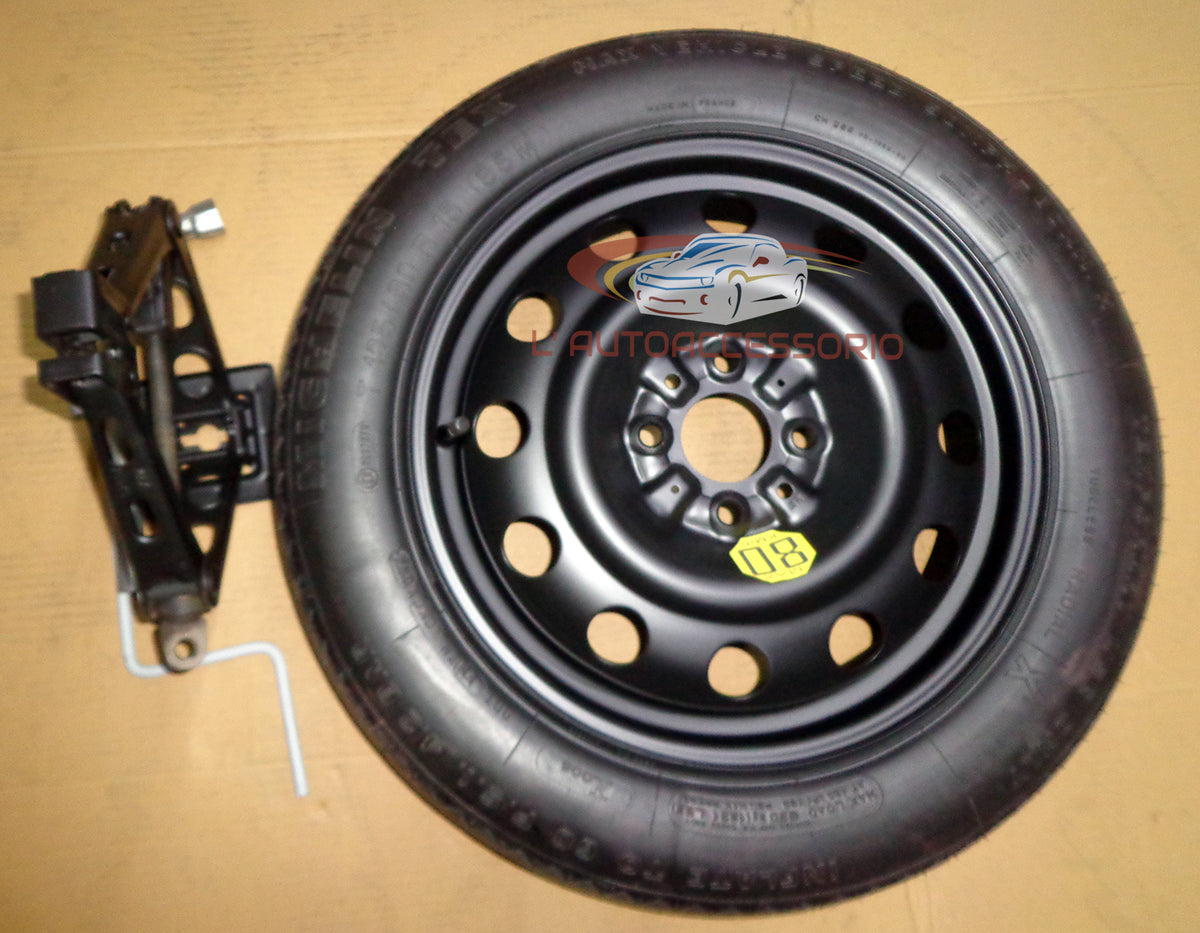 Ruotino Di Scorta 15 Fiat Panda 125-80-15 Lanc Ypsilon 500 Qubo Ford ka