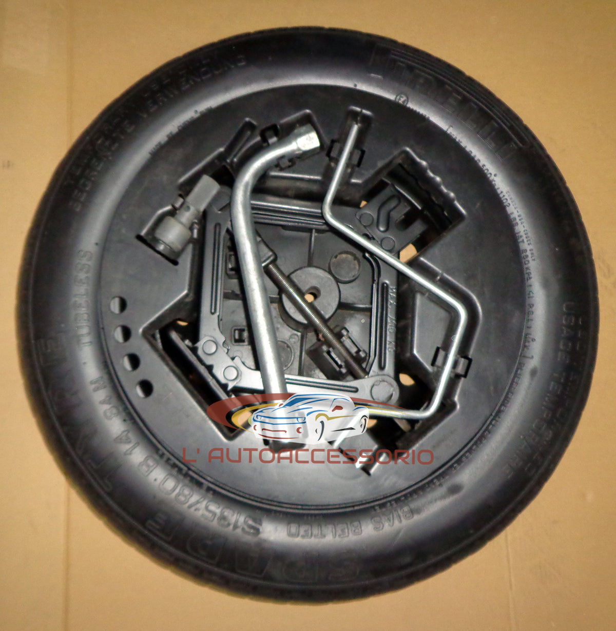 Ruotino di scorta 14 Fiat Panda 500 Strada-Citroen Nemo 135-80-R14