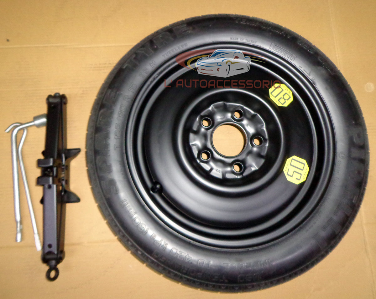 Ruotino di scorta 15 Kia Cee'd Venga Hyundai IX20 I30Mazda Mitsubish Renault Zoe