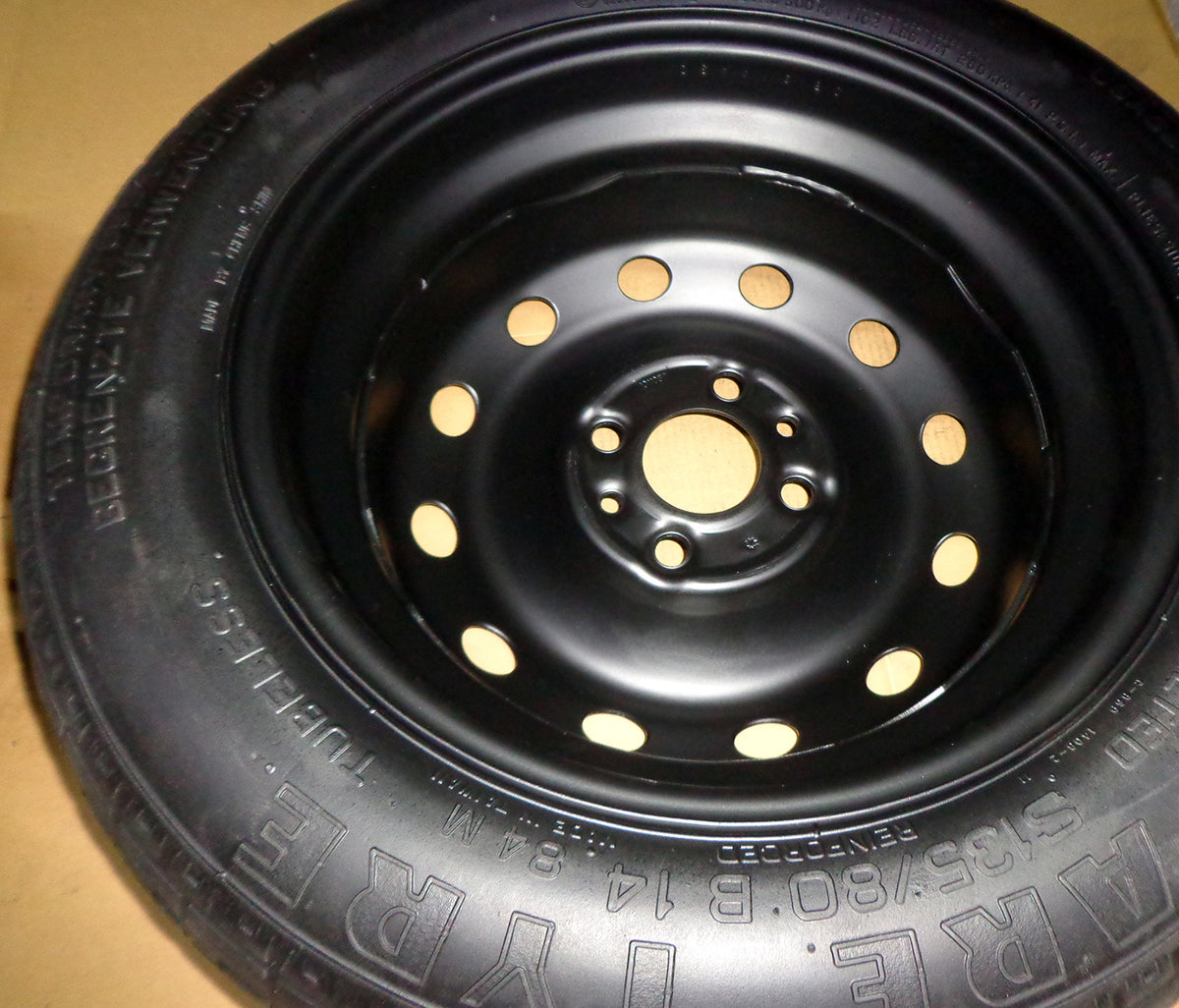 Ruotino di scorta 14 Fiat Panda 500 Strada-Citroen Nemo 135-80-R14