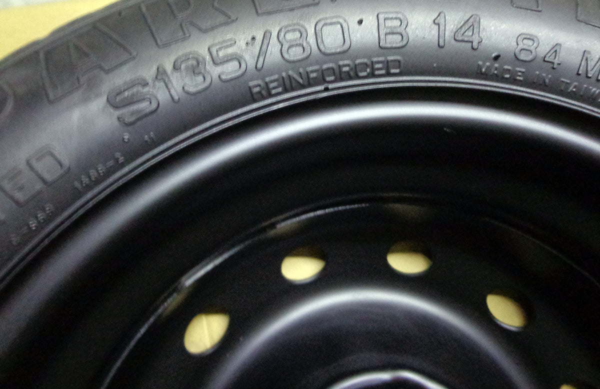 Ruotino di scorta 14 Fiat Panda 500 Strada-Citroen Nemo 135-80-R14