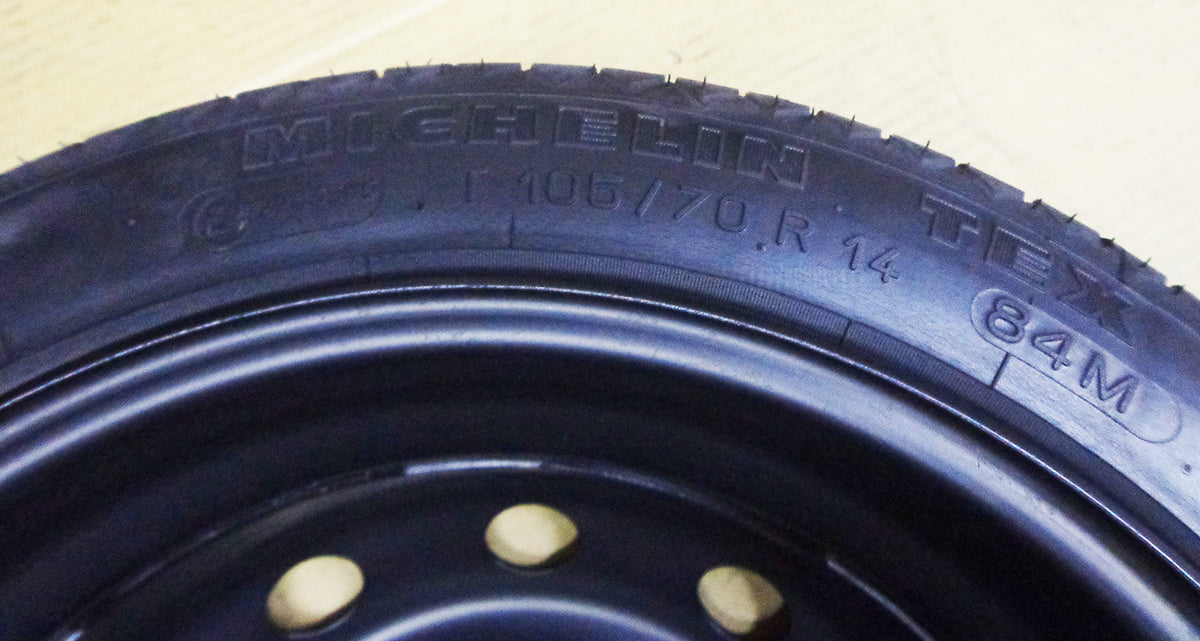 Ruotino Di Scorta 14 Fiat Panda 500 MINIMO INGOMBRO GAS 105-70-14
