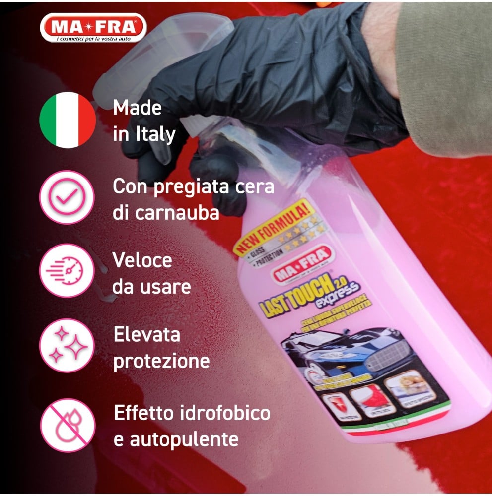 MA-FRA Last Touch Express 500 ml – Cera Liquida Effetto Specchio Auto