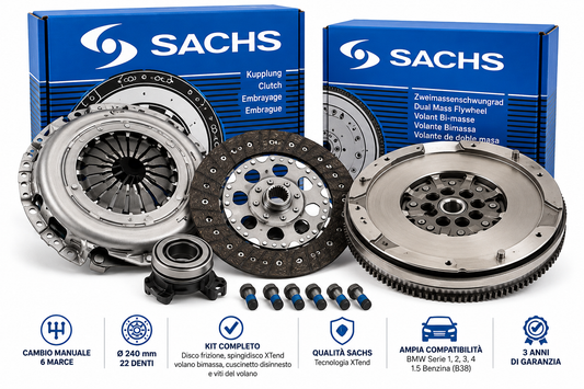Kit frizione completo SACHS con volano bimassa BMW cambio manuale 6 marce