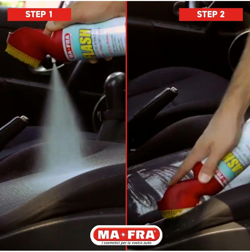 MA-FRA Flash – Pulitore Rapido Multiuso per Auto | Lucida e Protegge Senza Acqua
