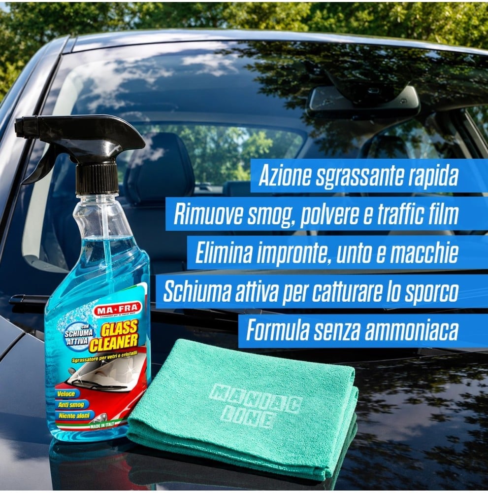 MA-FRA Glass Cleaner – Sgrassante Vetri Auto Anti-Aloni