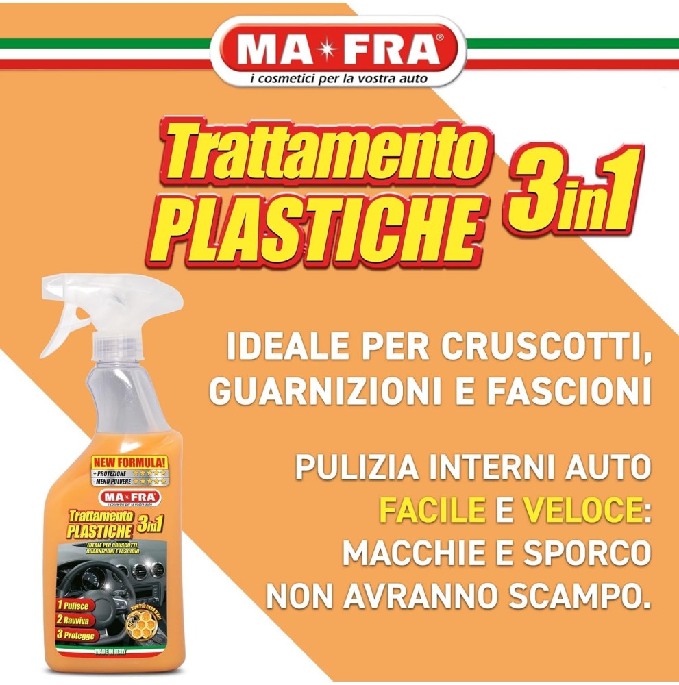 MA-FRA TRATTAMENTO PLASTICHE 3 IN 1 - 500 ML
