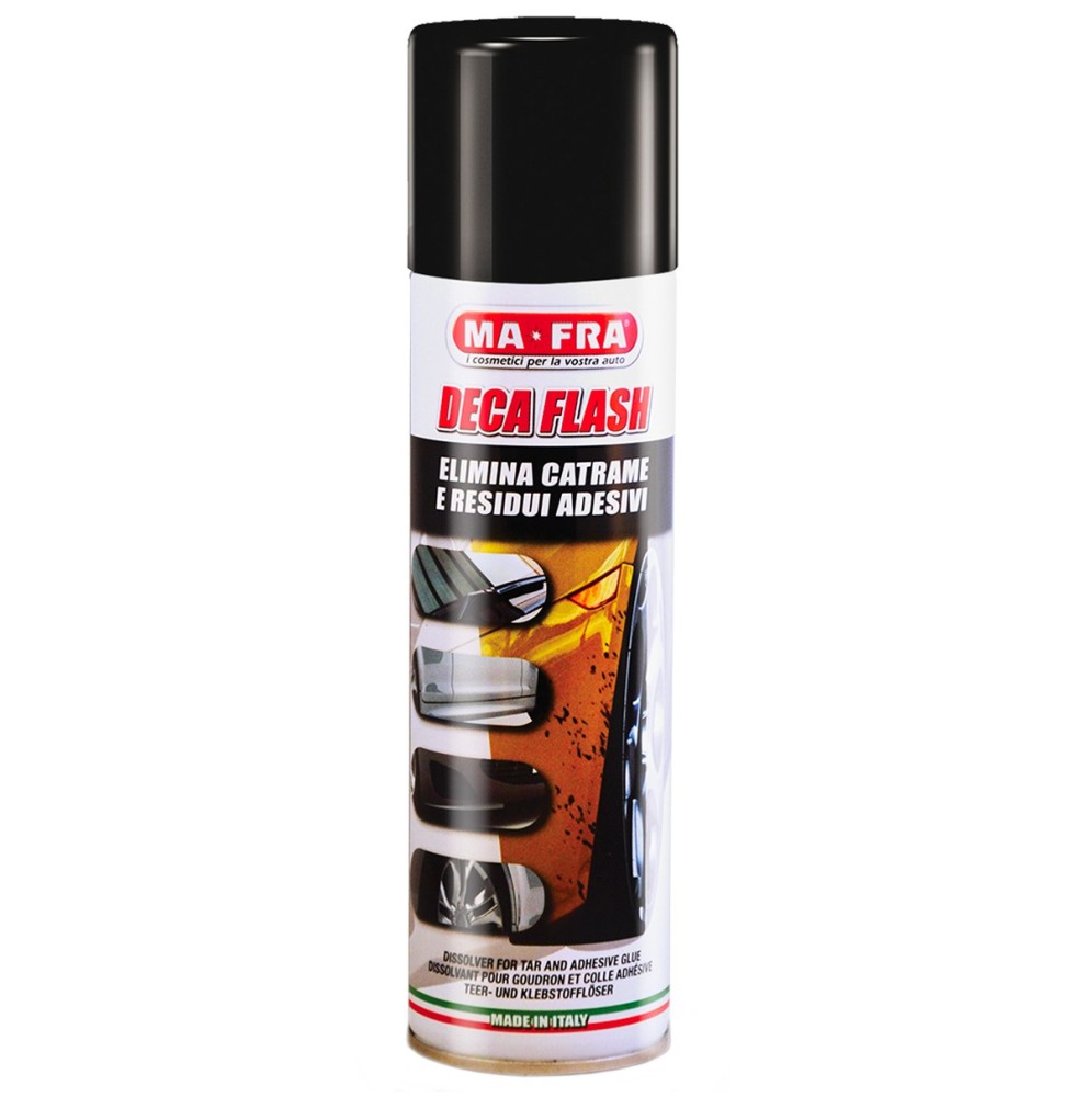 MA-FRA Deca Flash 250 ml – Rimuovi Catrame, Colla e Adesivi Auto