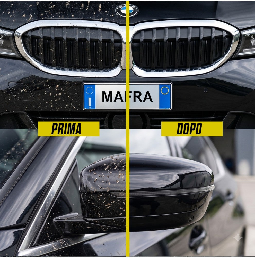MA-FRA Killer Rimuovi Insetti 500 ml – Pulimoscerini Spray Auto